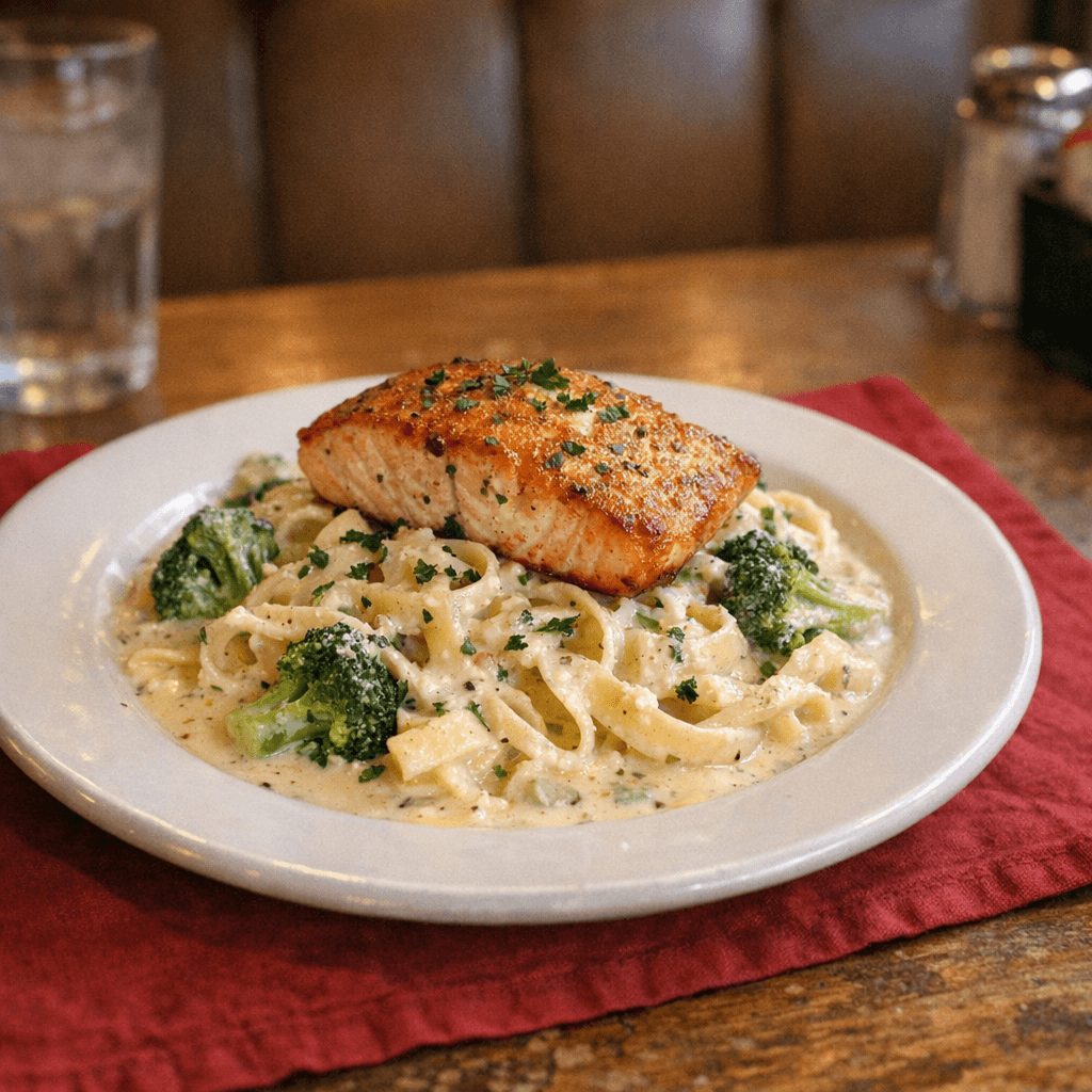 Creamy Creme Fraiche Salmon