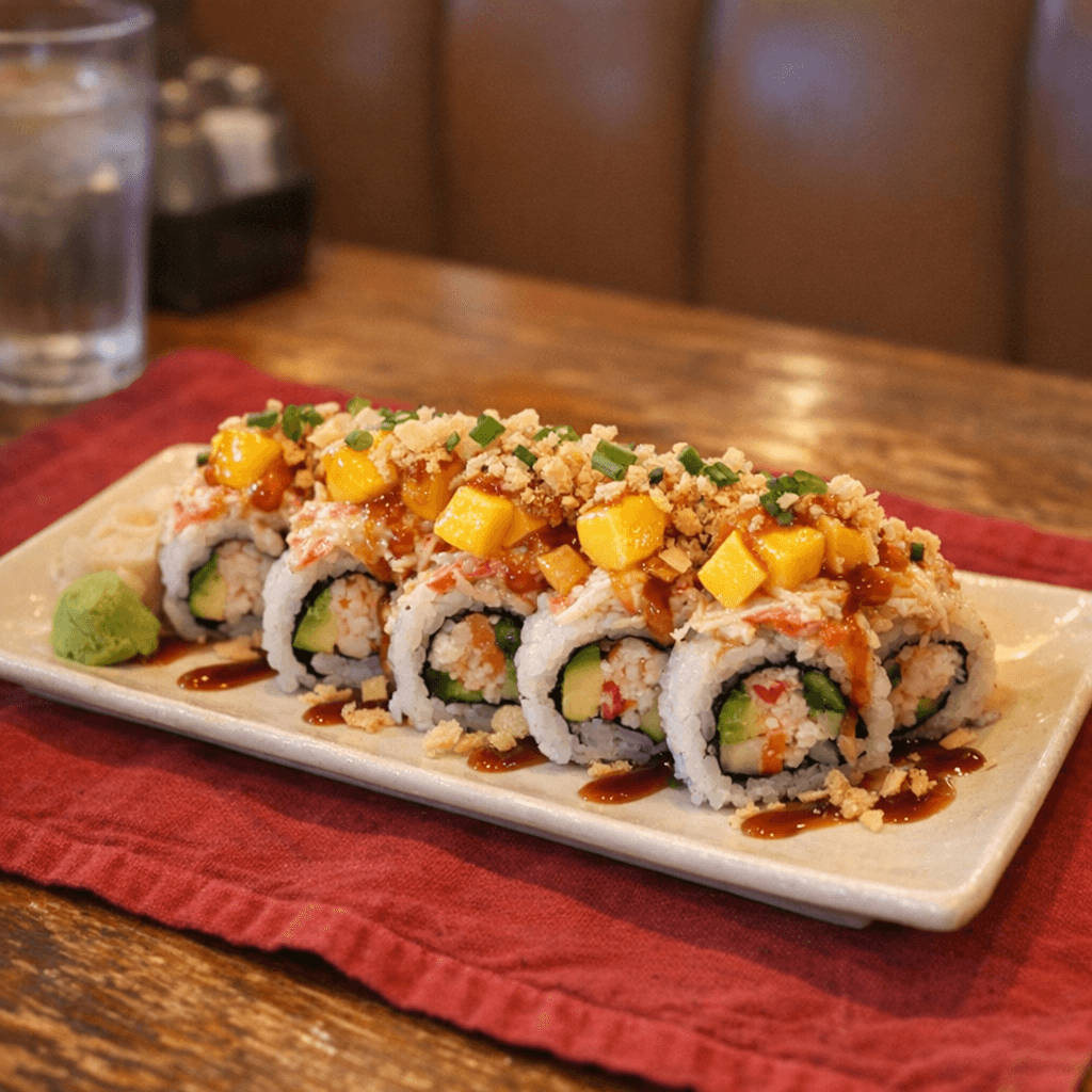 Crunchy Mango Roll