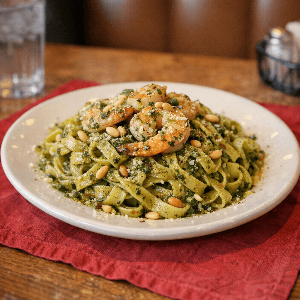 Pasta Ala Pesto Sauce